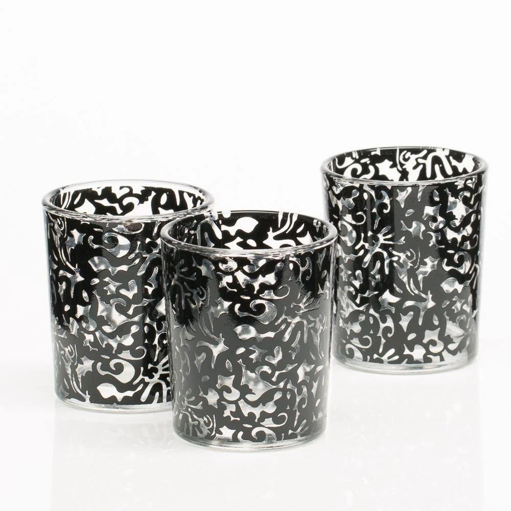 Richland Black Lace Design Votive Holder Set Of 72 1 Richland Black Lace Design Votive Holder Set Of 72