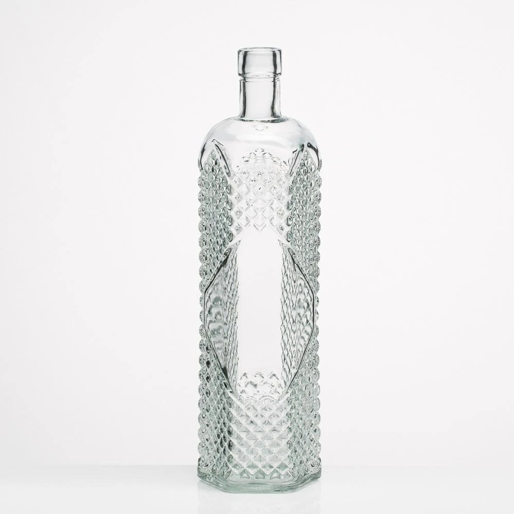 Richland Glass Textured Bottle Set Of 24 1 Richland Glass Textured Bottle Set Of 24