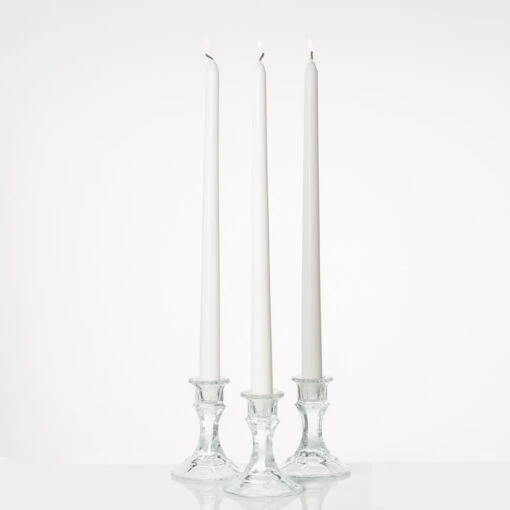 Richland Taper Candles 14" White Set Of 50