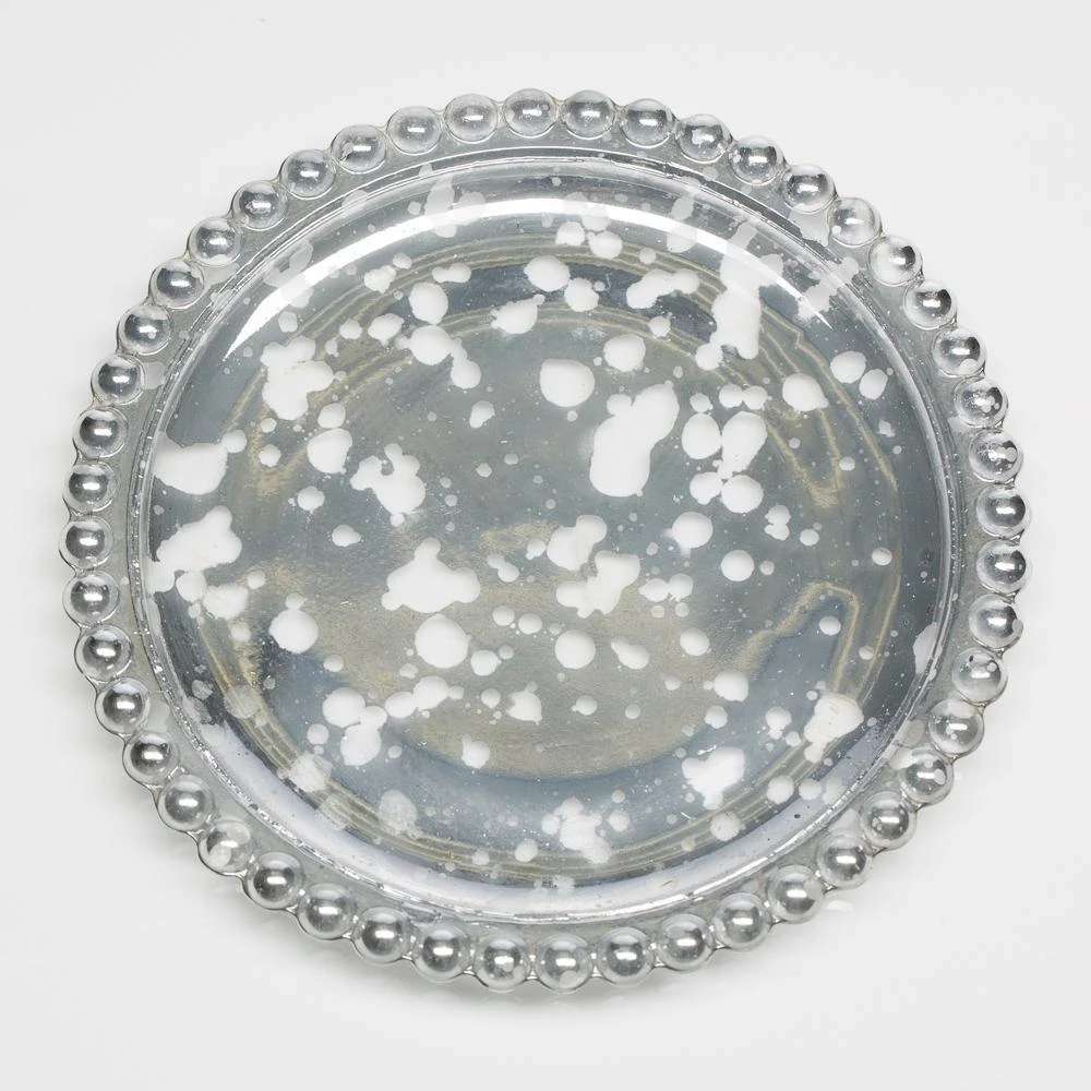 Richland Silver Beaded Mercury Pillar Plates Set Of 48 1 Richland Silver Beaded Mercury Pillar Plates Set Of 48