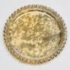Richland Gold Beaded Mercury Pillar Plates Set Of 12