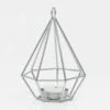 Richland Geometric Tealight Candle Holders - Silver Set Of 12