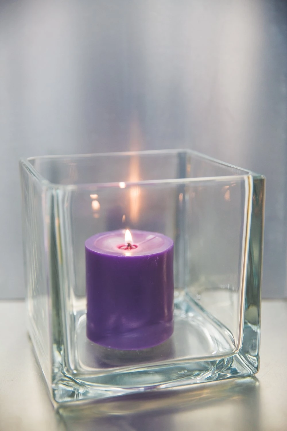 Richland Square Glass Cube Vase 6" Set Of 12 3 Richland Square Glass Cube Vase 6" Set Of 12 - Image 3