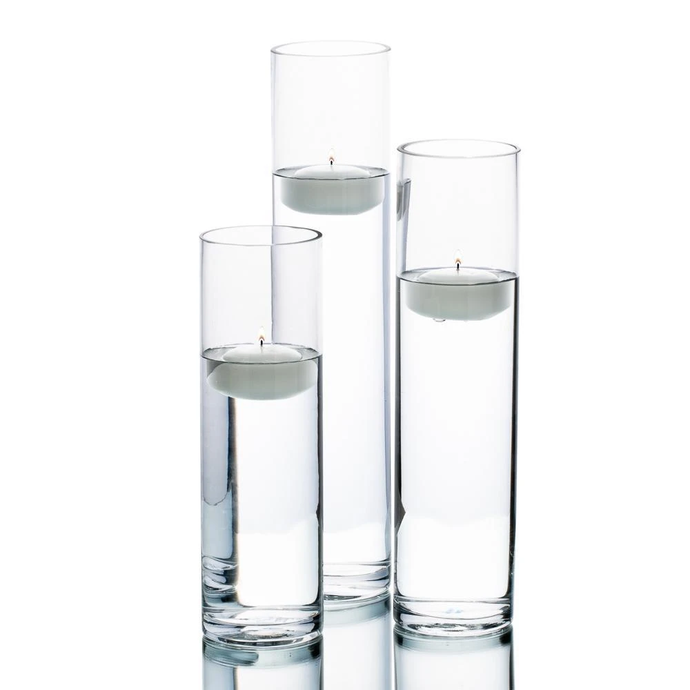 Richland Floating Candles & Sloan Cylinder Vases Set Of 3 1 Richland Floating Candles & Sloan Cylinder Vases Set Of 3