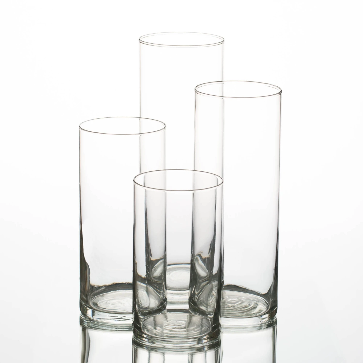 Eastland Cylinder Vases 6" , 7.5", 9" & 10.5" Set Of 48 1 Eastland Cylinder Vases 6" , 7.5", 9" & 10.5" Set Of 48