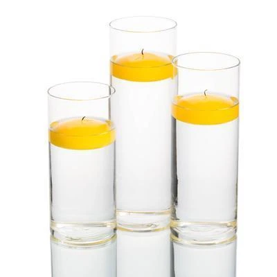 Richland Floating Candles & Eastland Cylinder Holders Set Of 36 15 Richland Floating Candles & Eastland Cylinder Holders Set Of 36 - Image 15