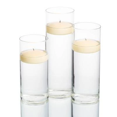 Richland Floating Candles & Eastland Cylinder Holders Set Of 36 3 Richland Floating Candles & Eastland Cylinder Holders Set Of 36 - Image 3