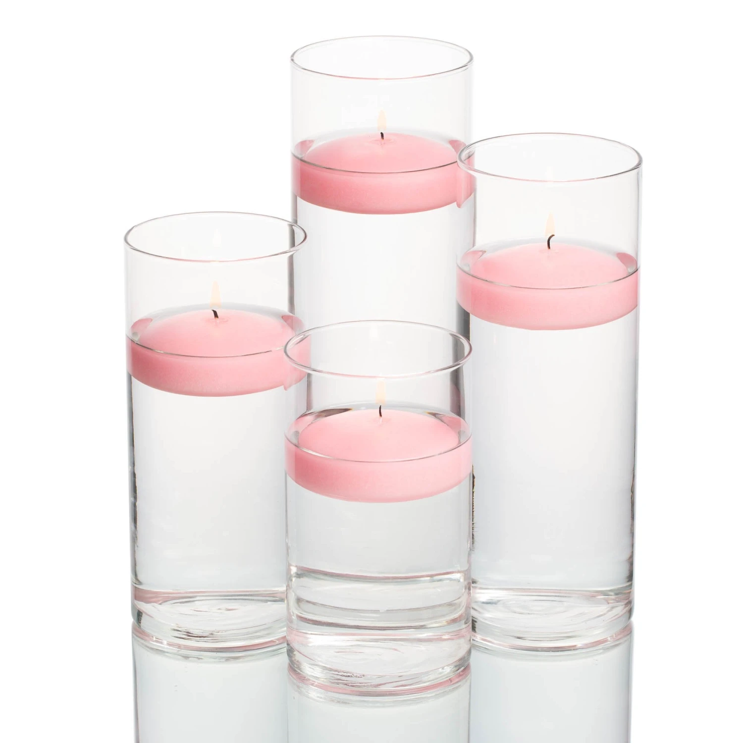 Richland Floating Candles & Eastland Cylinder Holders Set Of 48 6 Richland Floating Candles & Eastland Cylinder Holders Set Of 48 - Image 6