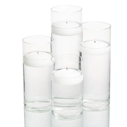 Richland Floating Candles & Eastland Cylinder Holders Set Of 48