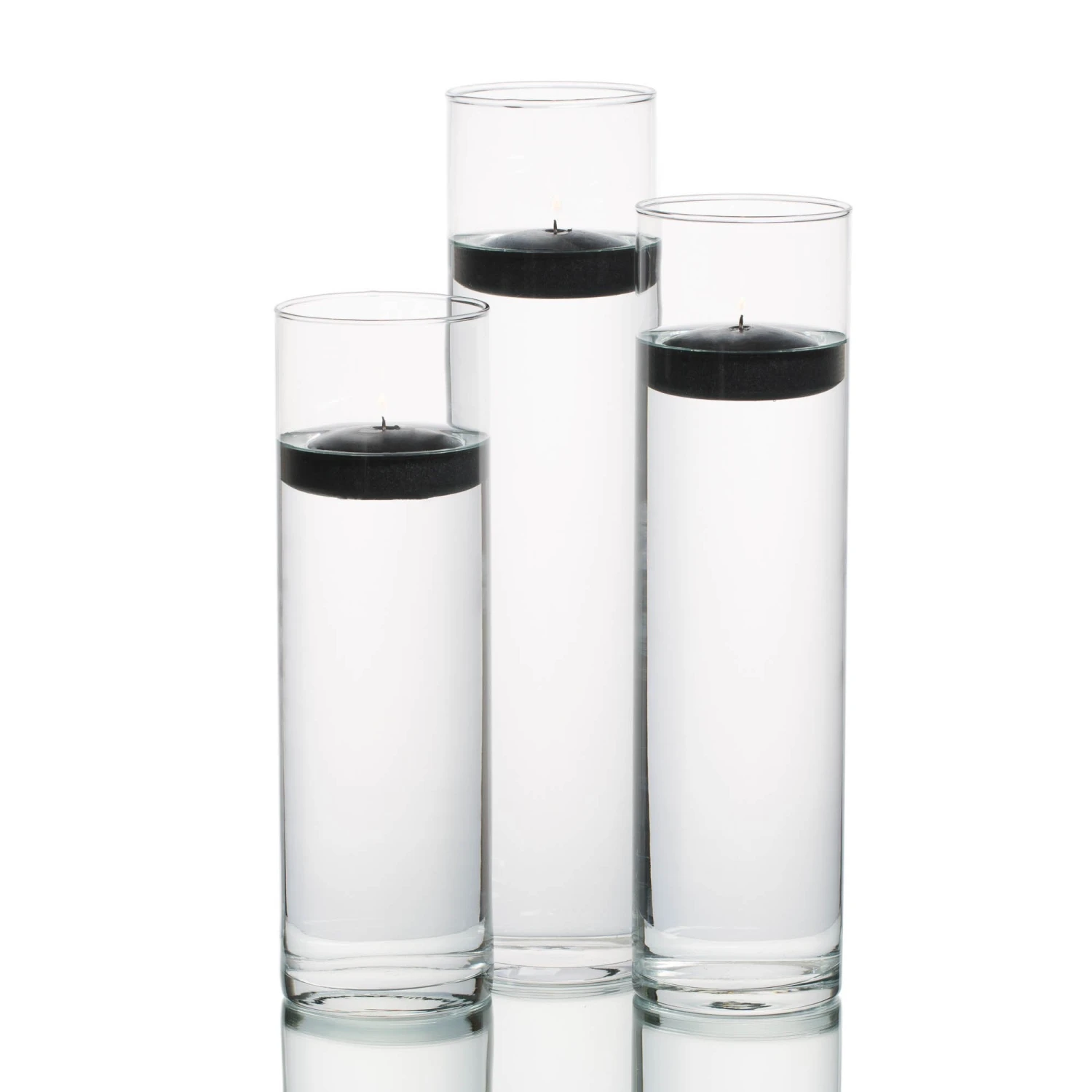 Eastland Tall Cylinder Vases With Richland Floating Candles Set Of 18 13 Eastland Tall Cylinder Vases With Richland Floating Candles Set Of 18 - Image 13