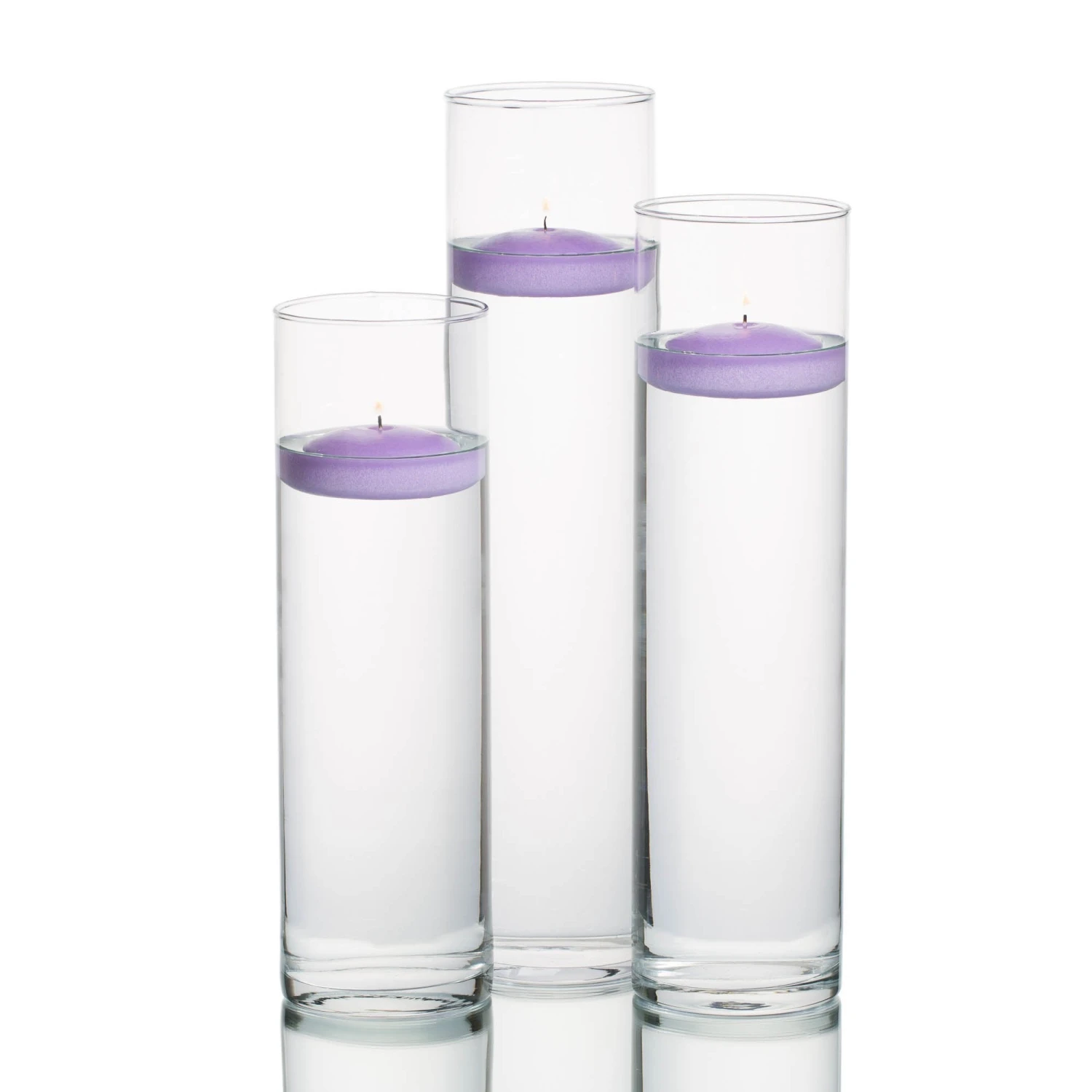 Eastland Tall Cylinder Vases With Richland Floating Candles Set Of 18 8 Eastland Tall Cylinder Vases With Richland Floating Candles Set Of 18 - Image 8