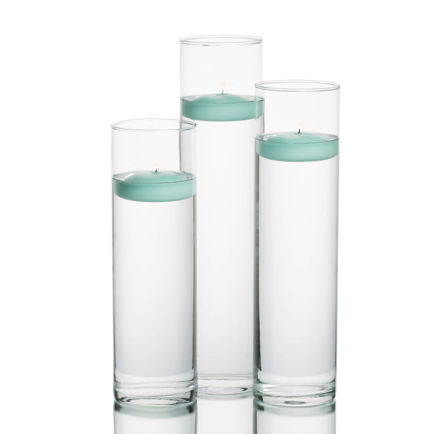 Eastland Tall Cylinder Vases With Richland Floating Candles Set Of 3 12 Eastland Tall Cylinder Vases With Richland Floating Candles Set Of 3 - Image 12