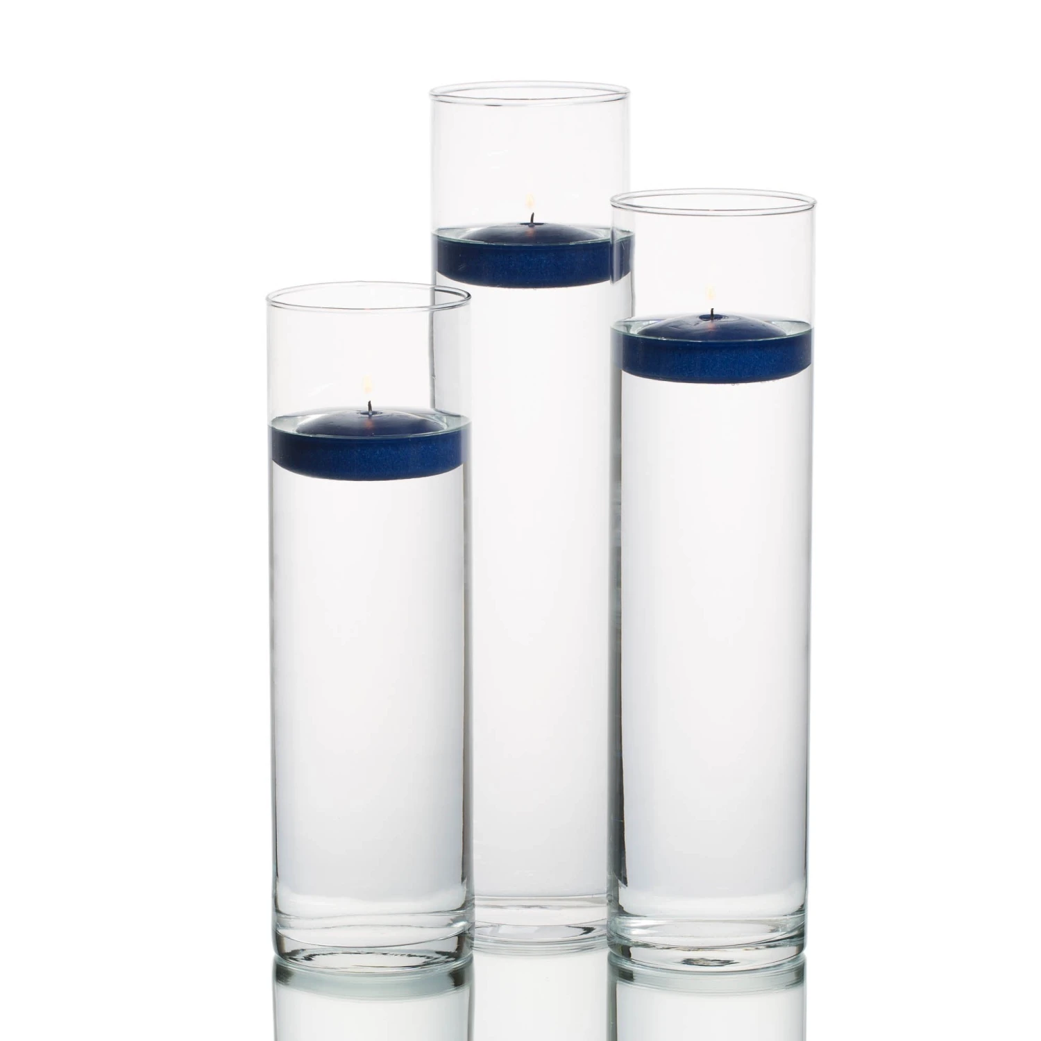 Eastland Tall Cylinder Vases With Richland Floating Candles Set Of 18 11 Eastland Tall Cylinder Vases With Richland Floating Candles Set Of 18 - Image 11