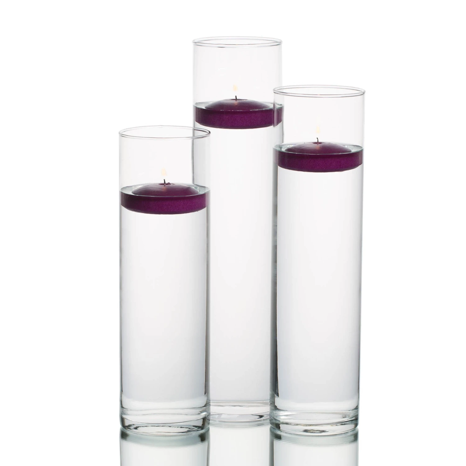 Eastland Tall Cylinder Vases With Richland Floating Candles Set Of 18 10 Eastland Tall Cylinder Vases With Richland Floating Candles Set Of 18 - Image 10