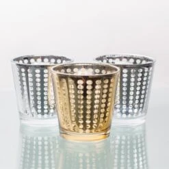 Richland Silver Dotted Glass Holder - Medium Set Of 48 8 Richland Silver Dotted Glass Holder - Medium Set Of 48 -Comme Des Garcons Store 967a3932