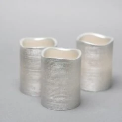 Richland Silver Metallic Wavy Top LED Candle - Set Of 12 7 Richland Silver Metallic Wavy Top LED Candle - Set Of 12 -Comme Des Garcons Store 967a4039