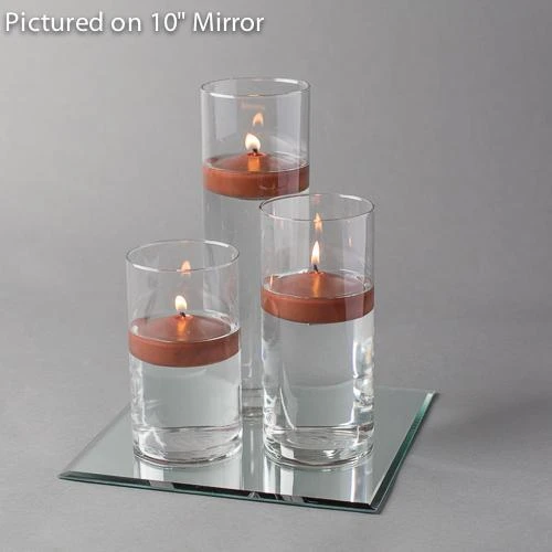 Eastland Square Mirror And Cylinder Vase Centerpiece With Richland 3" Floating Candles Set Of 7 9 Eastland Square Mirror And Cylinder Vase Centerpiece With Richland 3" Floating Candles Set Of 7 - Image 9