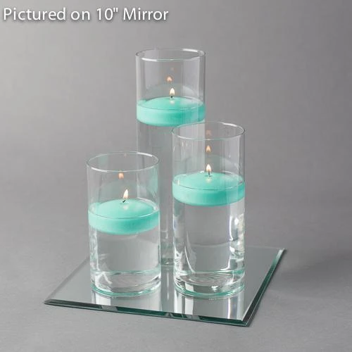 Eastland Square Mirror And Cylinder Vase Centerpiece With Richland 3" Floating Candles Set Of 7 13 Eastland Square Mirror And Cylinder Vase Centerpiece With Richland 3" Floating Candles Set Of 7 - Image 13