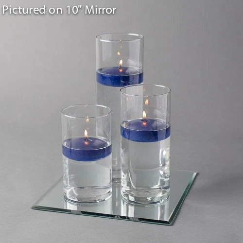 Eastland Square Mirror And Cylinder Vase Centerpiece With Richland 3" Floating Candles Set Of 7 8 Eastland Square Mirror And Cylinder Vase Centerpiece With Richland 3" Floating Candles Set Of 7 - Image 8