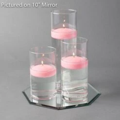 Eastland Octagon Mirror And Cylinder Vase Centerpiece With Richland 3" Floating Candles Set Of 84 16 Eastland Octagon Mirror And Cylinder Vase Centerpiece With Richland 3" Floating Candles Set Of 84 -Comme Des Garcons Store 967a4215 1 1