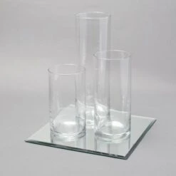 Eastland Square Mirrors And Cylinder Vases Centerpiece Set Of 48