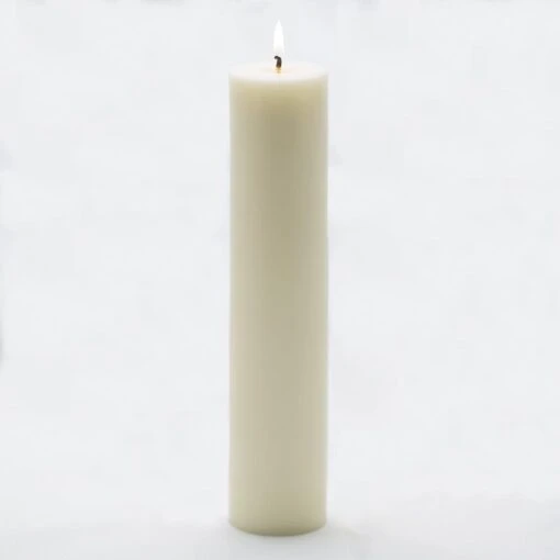 Richland Pillar Candle 2"x9" Light Ivory Set Of 40