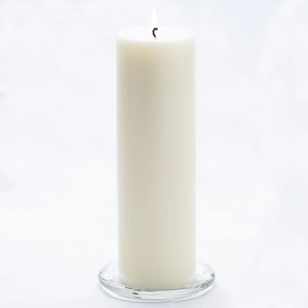 Richland Pillar Candles 3"x9" Light Ivory Set Of 6 1 Richland Pillar Candles 3"x9" Light Ivory Set Of 6