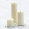 Richland Pillar Candles 3"x3", 3"x6" & 3"x9" Light Ivory Set Of 12