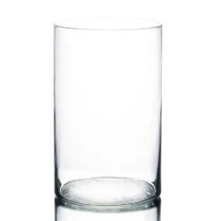 Richland Wide Cylinder Vase 6" X 10" Set Of 2