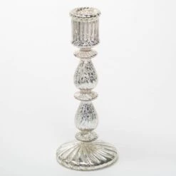 Richland Ribbed Unique Mercury Glass Taper Candle Holder Set Of 3 12 Richland Ribbed Unique Mercury Glass Taper Candle Holder Set Of 3 -Comme Des Garcons Store 967a6127 2
