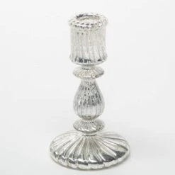 Richland Ribbed Unique Mercury Glass Taper Candle Holder Set Of 3 10 Richland Ribbed Unique Mercury Glass Taper Candle Holder Set Of 3 -Comme Des Garcons Store 967a6128 1