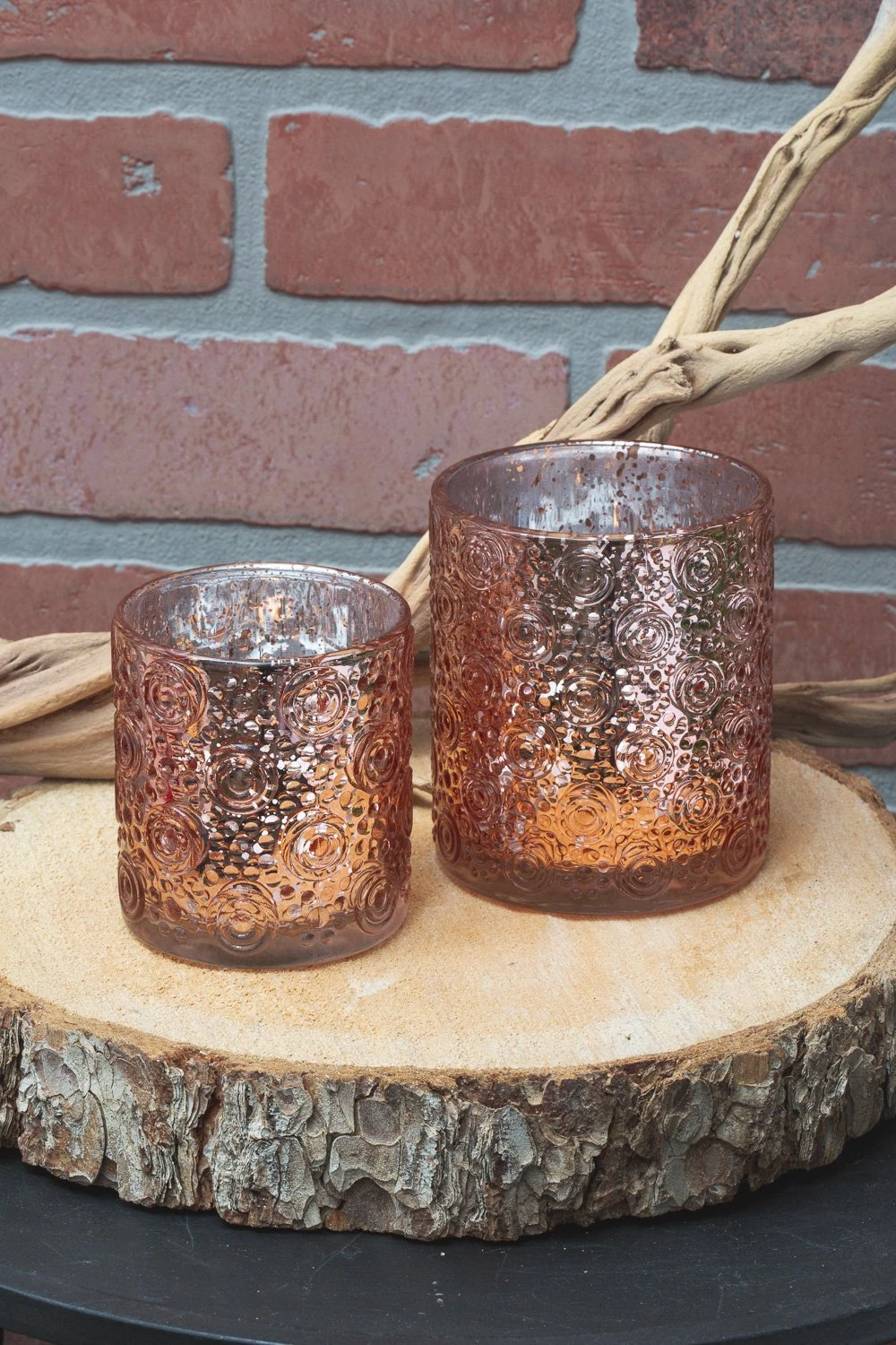 Richland Mercury Candle Holder Nadine Rose Gold Large Set Of 6 4 Richland Mercury Candle Holder Nadine Rose Gold Large Set Of 6 - Image 4