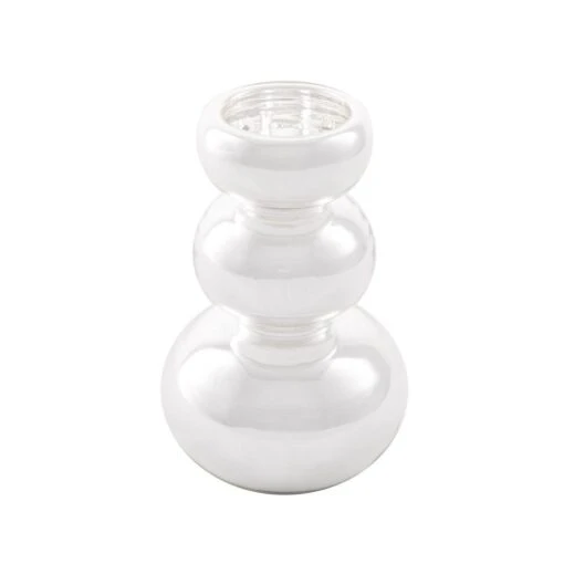 Richland Tealight Candle Holder Silver Bubble 5.5” Set Of 36