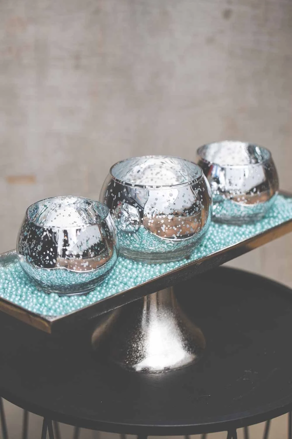 Richland Hurricane Holder Silver Mercury Large Set Of 6 2 Richland Hurricane Holder Silver Mercury Large Set Of 6 - Image 2