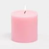 Richland 4" X 4" Pink Pillar Candles Set Of 6