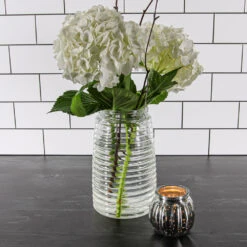 Eastland 8" Hanging Horizontal Ribbed Glass Jar With Handle Set Of 12 5 Eastland 8" Hanging Horizontal Ribbed Glass Jar With Handle Set Of 12 -Comme Des Garcons Store 9721 6536