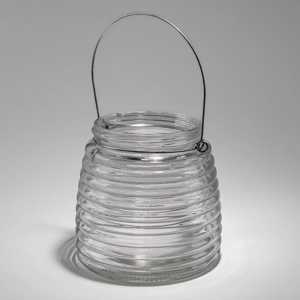 Eastland 4.6" Hanging Horizontal Ribbed Glass Jar With Handle Set Of 6 1 Eastland 4.6" Hanging Horizontal Ribbed Glass Jar With Handle Set Of 6