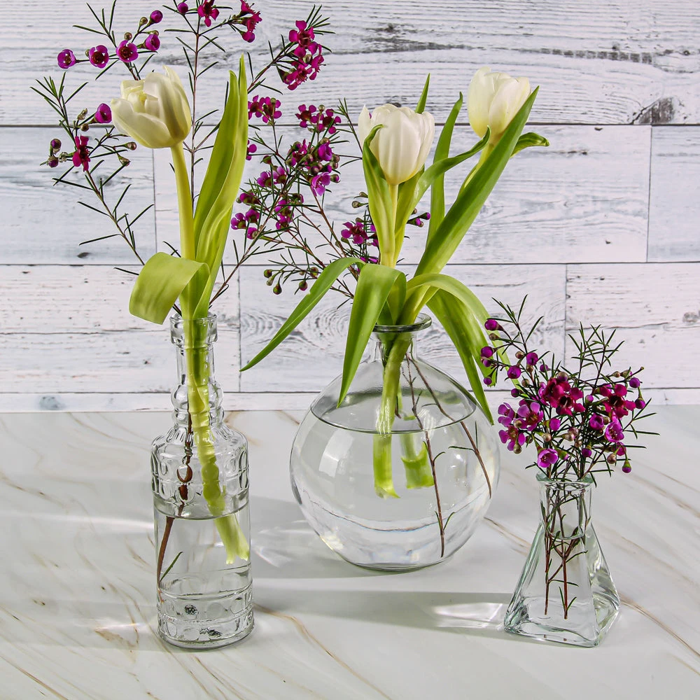 Richland Vintage Glass Bud Vase Set Of 12 4 Richland Vintage Glass Bud Vase Set Of 12 - Image 4