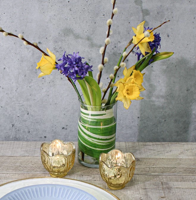 Gold Carraway Votive Holders Set Of 6 2 Gold Carraway Votive Holders Set Of 6 - Image 2