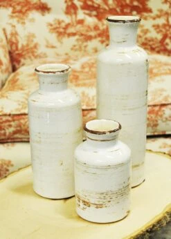 Richland Farmhouse White Ceramic Vase 5", 7.5" & 10" Set Of 12 7 Richland Farmhouse White Ceramic Vase 5", 7.5" & 10" Set Of 12 -Comme Des Garcons Store DSC 0010 258b32bb f17e 454a a254 5b004b937739