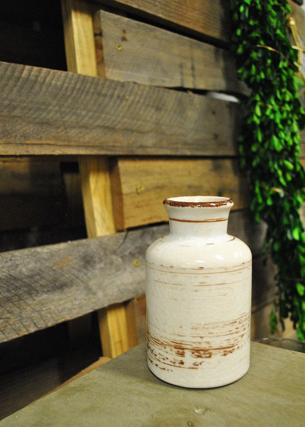Richland Farmhouse White Ceramic Vase 5" Set Of 12 4 Richland Farmhouse White Ceramic Vase 5" Set Of 12 - Image 4