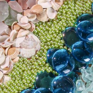 Richland Glass Pearl Vase Filler – Green Set Of 12 2 Richland Glass Pearl Vase Filler – Green Set Of 12 - Image 2
