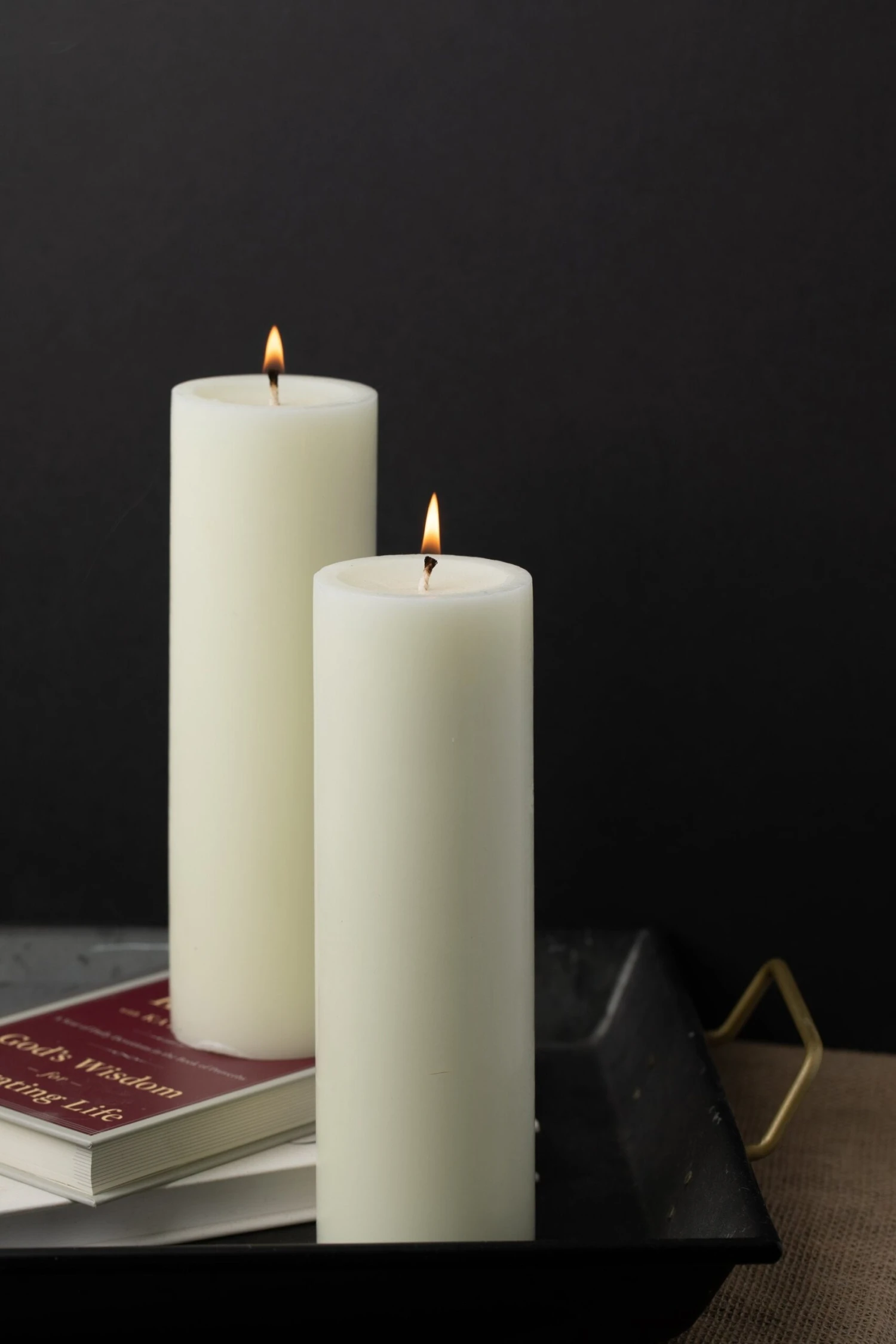 Richland Pillar Candles 3"x9" Light Ivory Set Of 6 3 Richland Pillar Candles 3"x9" Light Ivory Set Of 6 - Image 3