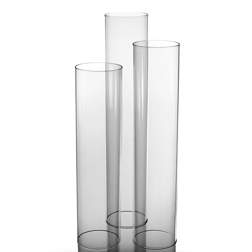 Richland Glass Chimney Candle Shade 16", 18" & 20" Set Of 3 1 Richland Glass Chimney Candle Shade 16", 18" & 20" Set Of 3