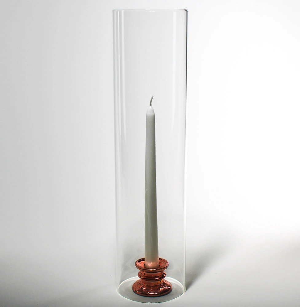 Richland Glass Chimney Candle Shade 4" X 20" Set Of 12 2 Richland Glass Chimney Candle Shade 4" X 20" Set Of 12 - Image 2
