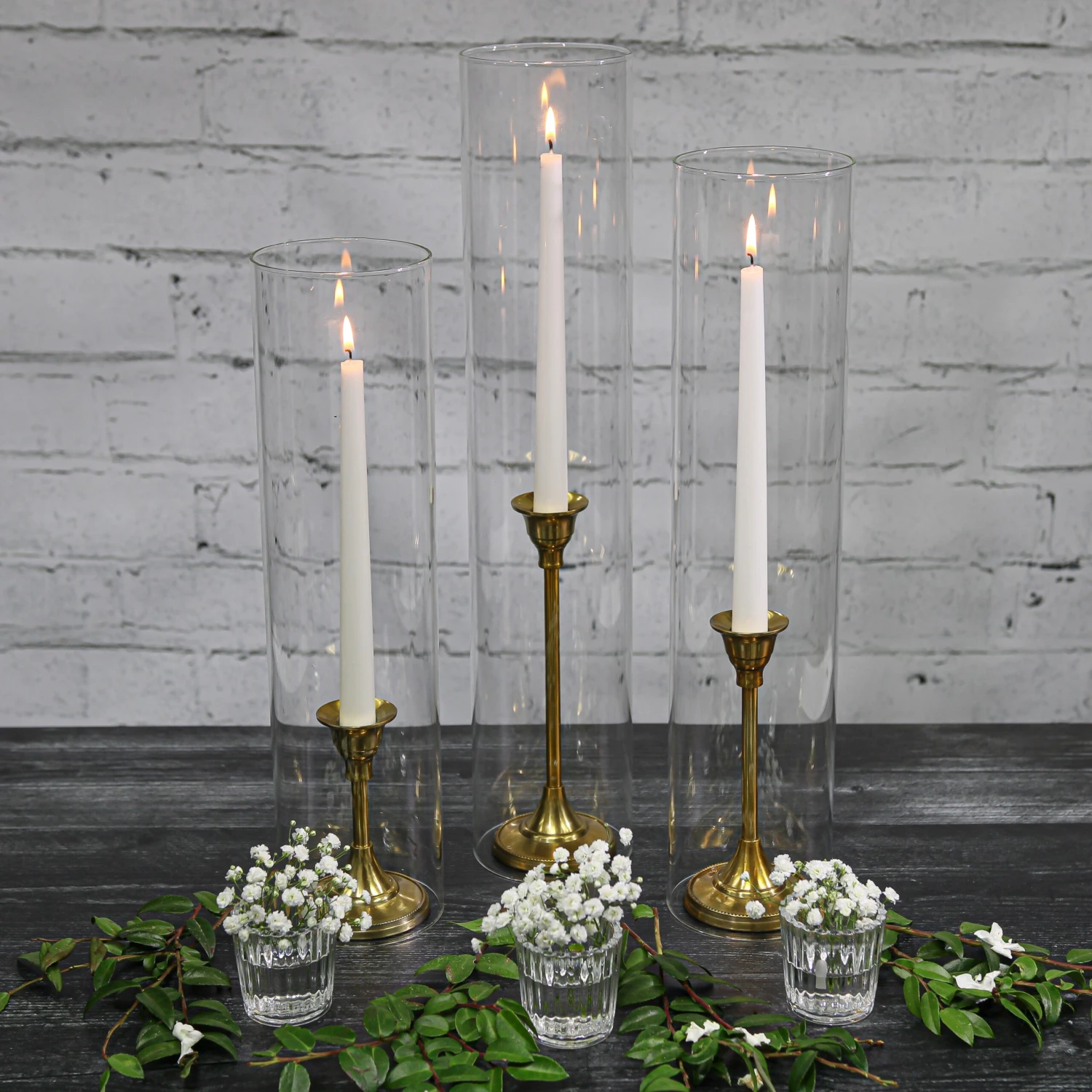Richland Glass Chimney Candle Shade 4" X 20" Set Of 12 7 Richland Glass Chimney Candle Shade 4" X 20" Set Of 12 - Image 7
