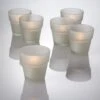 Eastland Flowerpot Votive Candle Holder Frosted Set Of 72