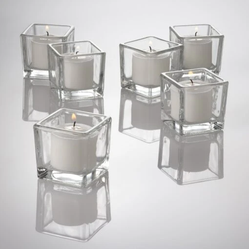 Eastland Square Votive Candle Holder Set Of 12