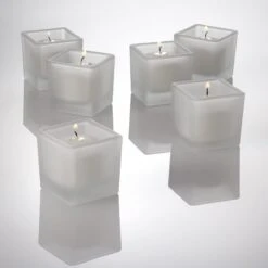 Eastland Square Votive Candle Holder Frosted Set Of 144