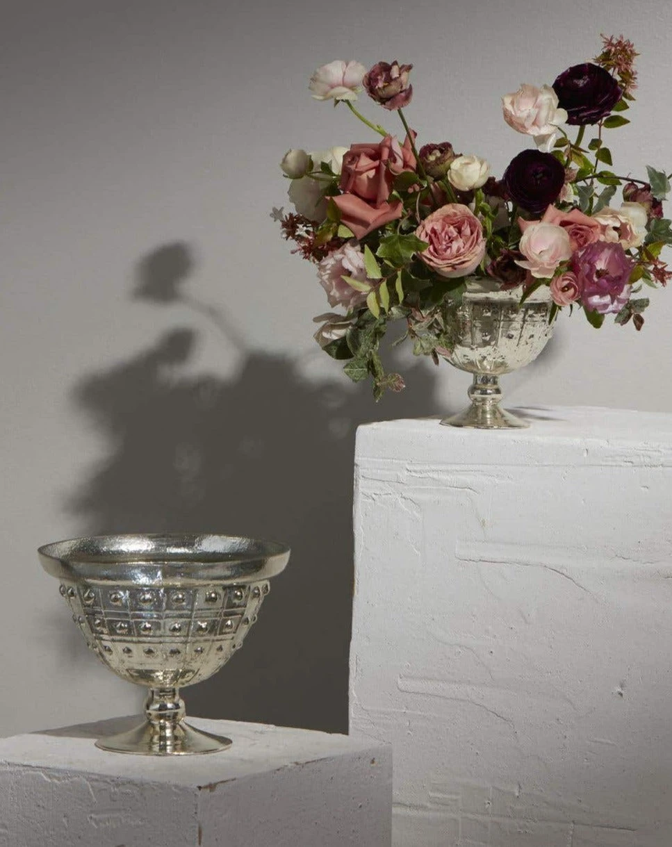 Baleri Glass Compote Bowl 8'' X 6'' 2 Baleri Glass Compote Bowl 8'' X 6'' - Image 2